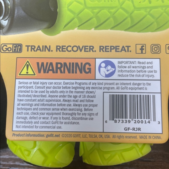 GoFit Ropeless Jump Rope Weighted Handles NEW - Picture 6 of 6